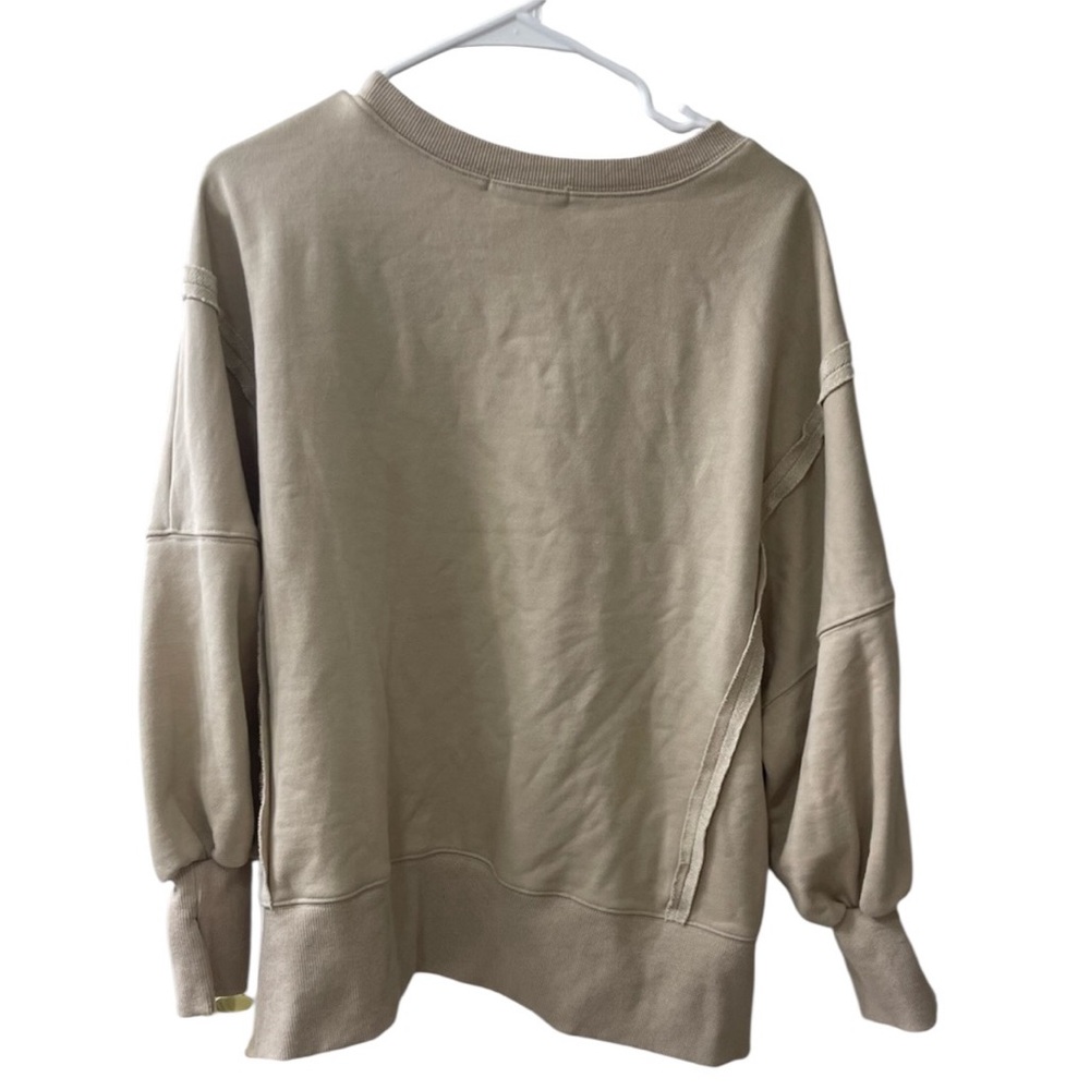 Oversized distress seam sweatshirt size small - Picture 4 of 4